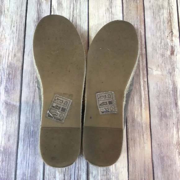 Soludos Leather Malibu Platform Gray Espadrille - Picture 8 of 8